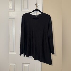 Eileen Fisher 100% Cashmere Asymmetrical Top 🖤